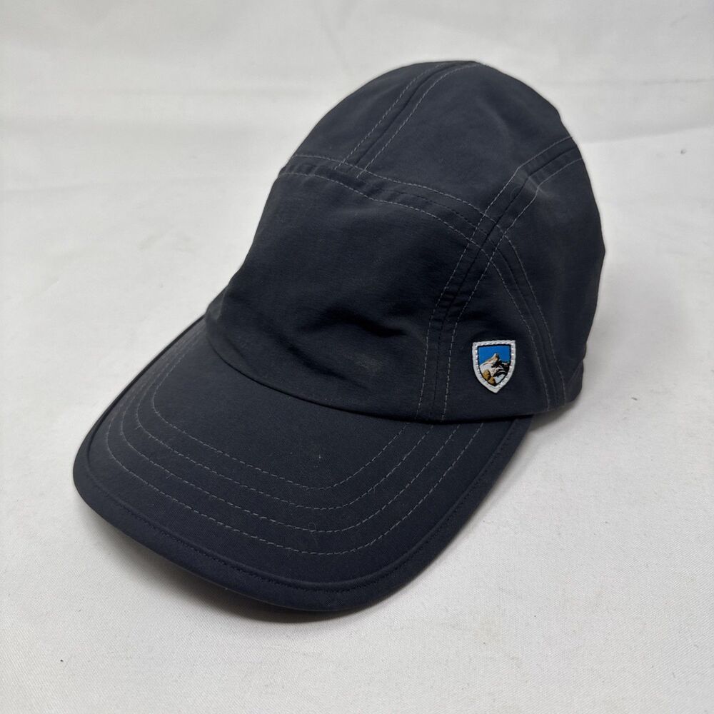 KUHL Renegade 5 Panel Hat Adjustable Strap Outdoor Camp Khaki Baseball Cap
